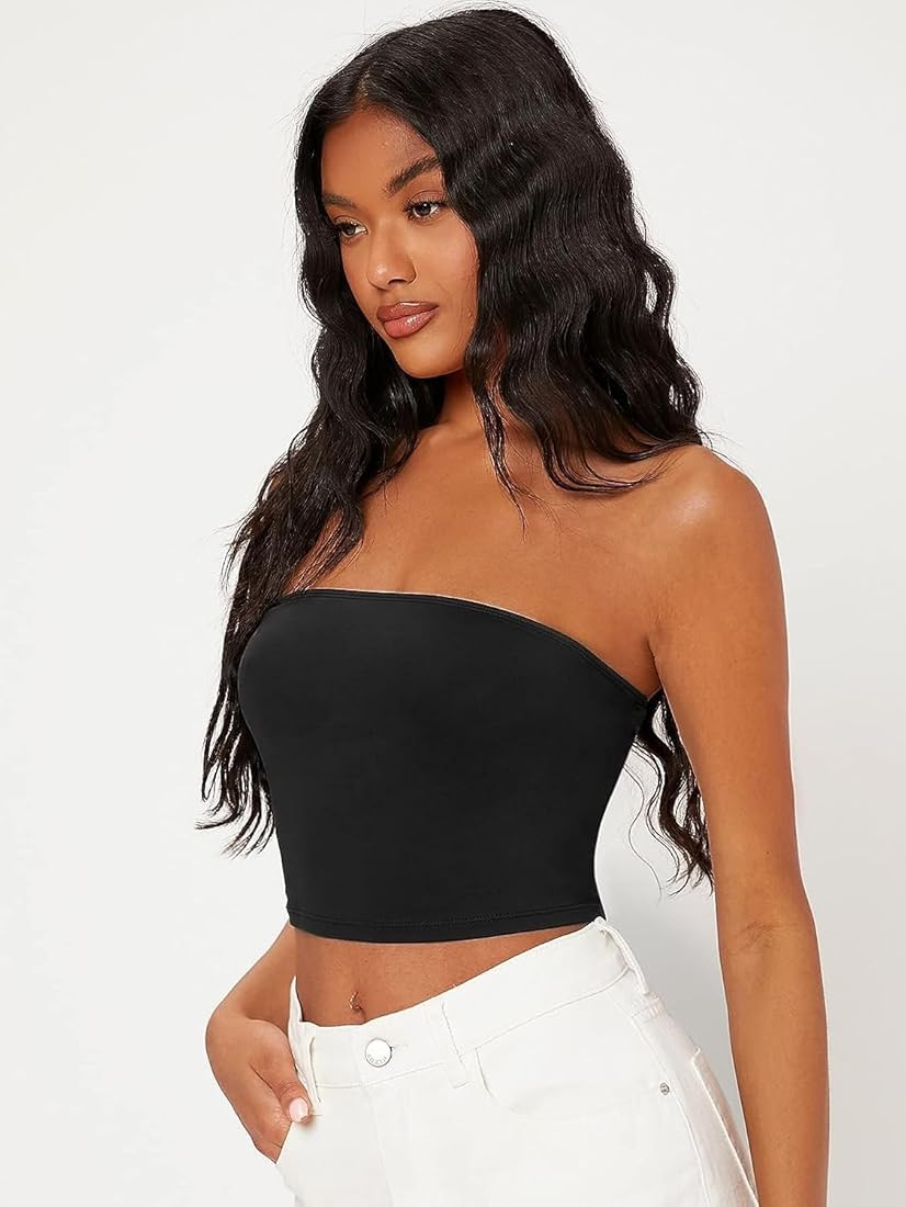Strapless Crop Top